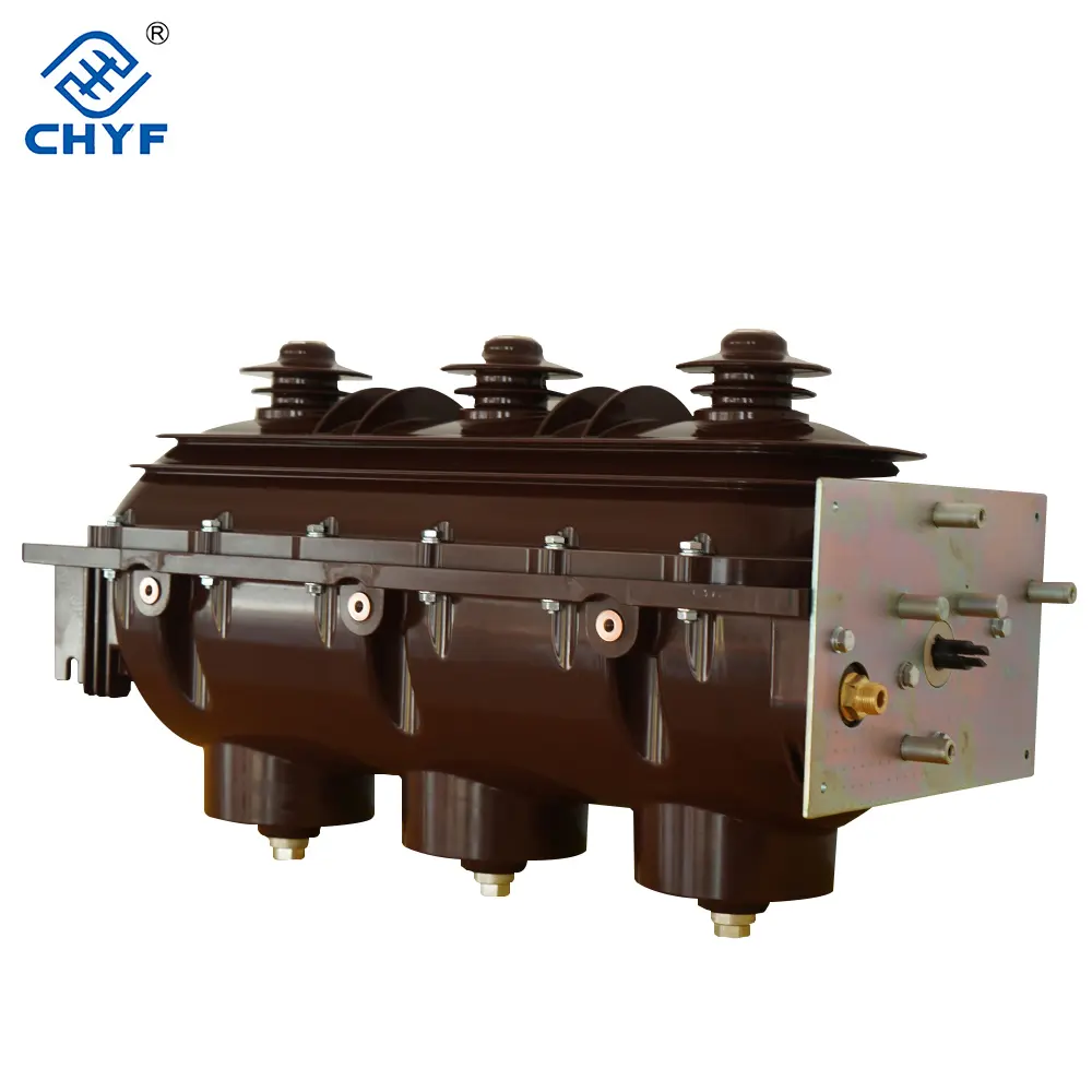 Switch 3P Indoor HV 12 KV AC High Voltage 24KV 3 Phase 630A SF6 Load Break Disconnector Switch Body With Mechanism