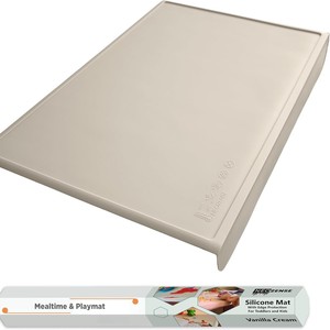 Tapis de bricolage en silicone avec protection des bords, tapis de table multifonctionnel résistant à la chaleur, tapis de table anti-plis pour enfants, tapis de table pour la peinture et les repas - Product Image 1