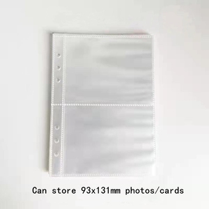 A5 <span class=keywords><strong>A6</strong></span> A8 chất kết dính Túi rõ ràng PP giao dịch Thẻ Tay áo không thấm nước Album ảnh trang rõ ràng chất kết dính Pouch thư mục tài liệu nộp hồ sơ Túi - Product Image 5