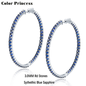 טבעת אירוסין משובצת אבן ספיר cz 925 לנשים בסגנון קלאסי מצופה רודיום מצופה למסיבות חתונה מתנות נישואין - Product Image 5