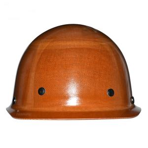 Cascos de seguridad de media ala de fibra de vidrio ligeros, personalizables, al por mayor, con ranuras de 8 puntos, directos de fábrica - Product Image 4