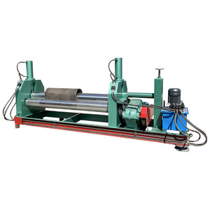 Machine <span class=keywords><strong>à</strong></span> rouler hydraulique automatique <span class=keywords><strong>à</strong></span> <span class=keywords><strong>3</strong></span> <span class=keywords><strong>rouleaux</strong></span> / <span class=keywords><strong>Rouleaux</strong></span> <span class=keywords><strong>de</strong></span> pliage <span class=keywords><strong>de</strong></span> tôles CNC / Machine <span class=keywords><strong>à</strong></span> rouler l'acier - Product Image 1