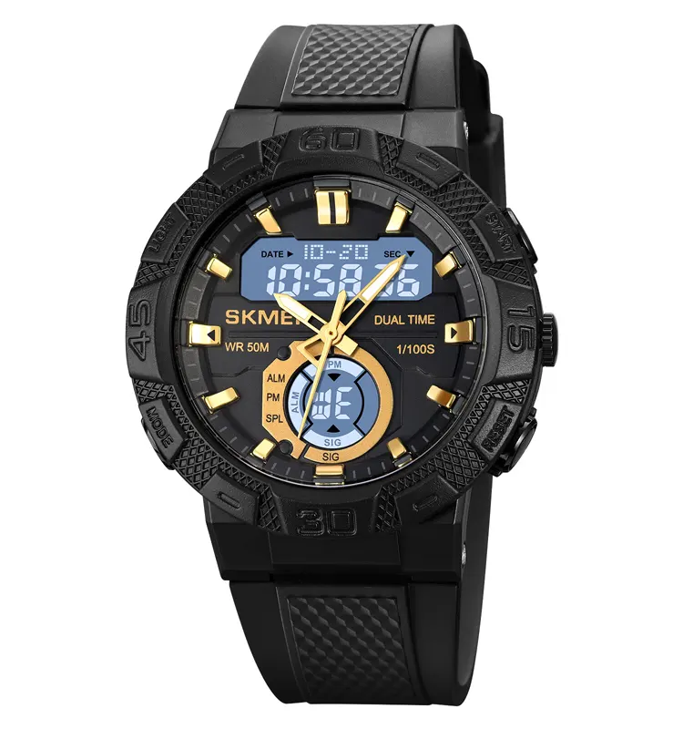 Classic design SKMEI 1881 new double-movement quartz waterproof electronic men's sport watch digital watches men