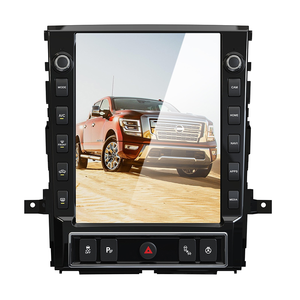 Rádio de rádio vertical para carro com tela sensível ao toque estilo Tesla de 13 polegadas para Nissan Titan 2020-2024 Android 10 GPS de navegação com câmera de backup - Product Image 1