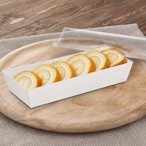 PET Clear Disposable Food Grade Rectangle Plastic Container <b>Dessert</b> Pie Roll Cake Transparent Packaging <b>Boxes</b> Accept Custom - Product Image 3