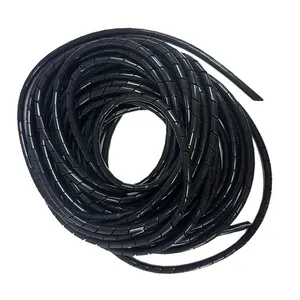 LDPE PP PE Hose Protector Spiral Wrap Hose Guard Flexible Plastic Cable Sleeve