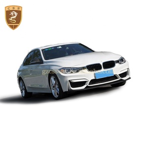 Per Bnw serie 3 F30 F35 aggiornamento a M4 Style paraurti per auto minigonne laterali materiale Pp Kit corpo largo - Product Image 2