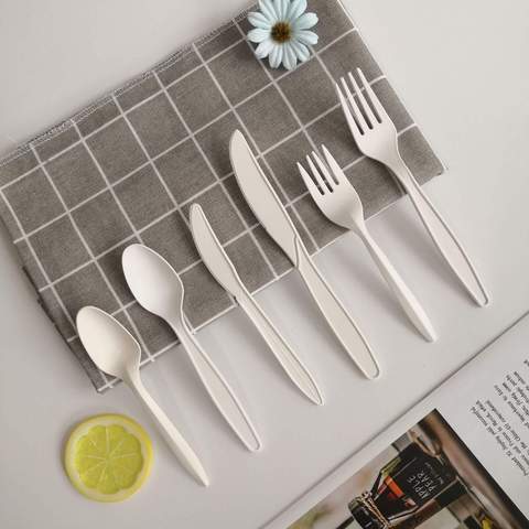 Cutlery Corn Starch Cutlery Set Compatible Biodegradable Knife