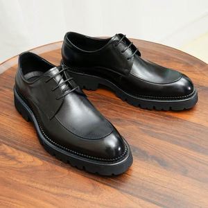 Servicio OEM, se puede añadir logotipo, zapatos de vestir casuales de cuero genuino hechos a mano para las 4 estaciones, mocasines para hombre - Product Image 5