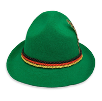 Chapeaux Alpins Créatifs avec Plume Adultes Allemands Doux Oktoberfest Habiller Confortable Chapeau Bavarois pour Jeu de Rôle Fête d'Halloween