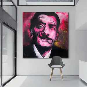 Póster de retrato de Albert Einstein, Salvador Dalí, impresiones artísticas, cuadro de pared