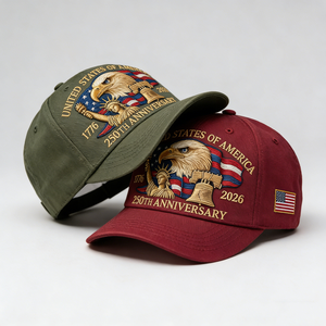 Casquette de baseball réglable style rétro USA 250e anniversaire, effet délavé, avec broderie patriotique Aigle <span class=keywords><strong>Chauve</strong></span>, style américain - Product Image 3