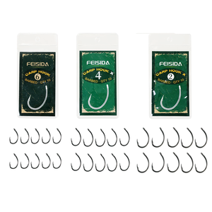 Anzuelos para Pesca de Carpa, Acero con Alto Contenido de Carbono, Estilo Clonk, Anzuelos Anchos con Púas para Montajes de Carpa Europea - Product Image 1