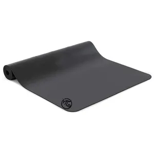 Chất lượng cao tùy chỉnh kích thước chống trượt Yoga Mat tự nhiên PU da in đầy đủ loại cho nhà tập thể dục Laser khắc logo