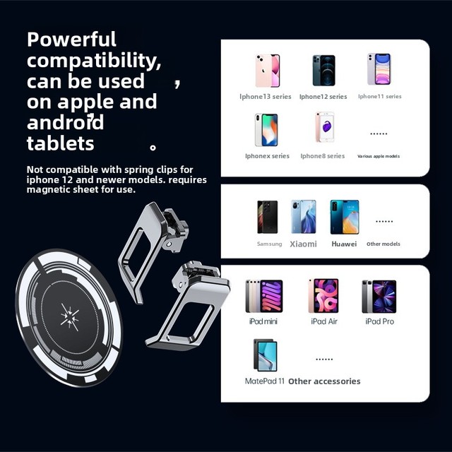 Memo CX06 Magnetic Back Clip Gaming Phone Cooler Detachable Cover Semiconductor Cooling ABS Aluminum Alloy for Mobile Phones