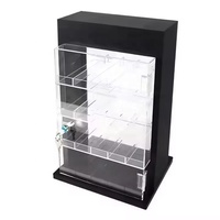 Présentoir LED en acrylique moderne et écologique sur mesure pour magasin de tabac, boutique de cigarettes et présentation de tabac sans fumée