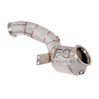 Collecteur d'échappement isolé SS304 pour Mercedes Benz W213 E200 E260 E300 E320 E350el, tuyau d'échappement haute performance pour conduite à droite