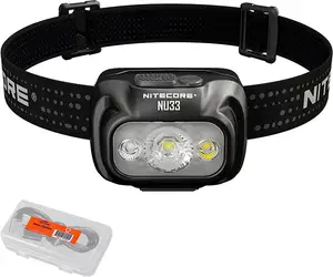 Nitecore NU33 Rechargeable Headlamp 700 Lumen USB-C White Red And Reading Lights