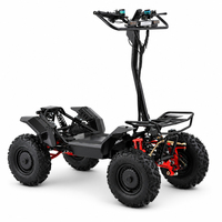 Scooter électrique tout-terrain 4 roues motrices 4000W, prix usine, livraison rapide mondiale CE pour jeunes et adolescents