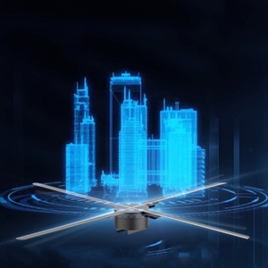 Équipement publicitaire à <span class=keywords><strong>prix</strong></span> d'usine, <span class=keywords><strong>projecteur</strong></span> d'hologrammes de 80 cm, grand écran LED, ventilateur holographique <span class=keywords><strong>7D</strong></span>, résolution 1600x928 - Product Image 4