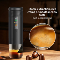 Machine à café expresso auto-chauffante 3 en 1, portable, 7500 mAh, rechargeable par USB, 20 bars, pour capsules de café moulu K-Cup