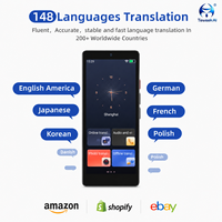 Dispositivo Traductor de Audio Inteligente S20 Pro, 148 Idiomas, DeepSeek ChatGPT, Pantalla de 5 Pulgadas, 27 Idiomas Sin Conexión, Tecnología de Voz Bidireccional
