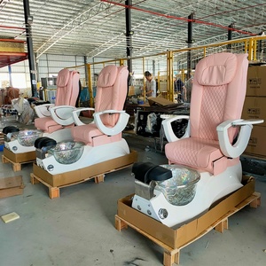 Kisen Multifunctional Black White Pink Throne Manicure Luxury Pedicure Chair with <b>Remote</b> <b>Control</b> for Beauty Salon - Product Image 5