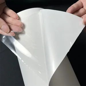 Глянцевые наклейки полипропиленовая пленка Высочайшее качество самоклеящаяся Микропористая 120 Pp нестандартный размер Pp синтетическая бумага пластик нейтральный