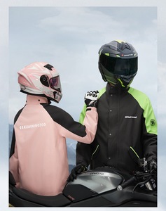 Imperméable personnalisé pour <span class=keywords><strong>femme</strong></span>, de haute qualité, en polyester, ensemble imperméable pour motards, vêtements de <span class=keywords><strong>pluie</strong></span> imperméables avec <span class=keywords><strong>pantalon</strong></span> de <span class=keywords><strong>pluie</strong></span> - Product Image 3