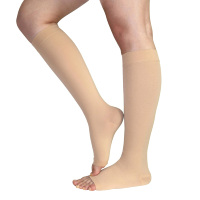 Manchons de compression pour mollets unisexes, haute élasticité, logo personnalisé, 20-30 mmHg, soutien des jambes, soulagement de la douleur, varices