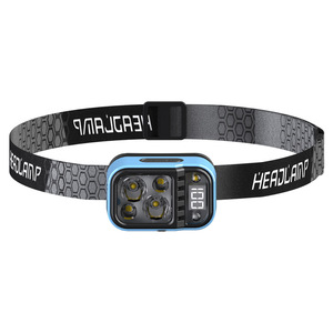 Linterna frontal LED recargable de 2000 mAh con diadema ajustable, luz de trabajo portátil de alta luminosidad para exteriores - Product Image 4