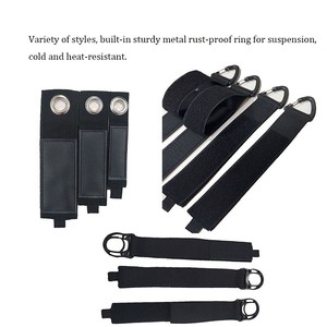 Personalizado Colorido Nylon Cable Organizer Correias Dupla Face Auto-adesivo <span class=keywords><strong>Hook</strong></span> & <span class=keywords><strong>Loop</strong></span> Preto para Velcro Cord Armazenamento OPP Bag - Product Image 5