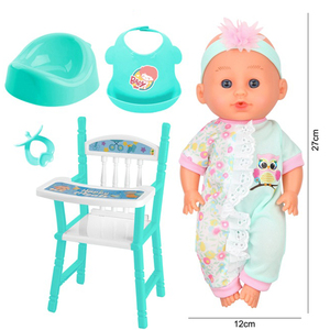 Poupée en vinyle avec son, 12 pouces (28 cm) de hauteur, poupée en PVC pour filles - Product Image 5