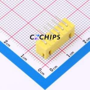 W2542100-6PY2123 Wire-to-Board Pin Header Bent Lead Through Hole,P=2.5mm Connector 1x6P 2.5mm Right Angle Insert XH - Product Image 2