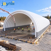 Tentes de travail gonflables modulaires, abri temporaire pour travaux de fondation et construction