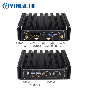 Yingchi nhà máy giá công nghiệp PC <span class=keywords><strong>Core</strong></span> 5th Gen i3 5005U <span class=keywords><strong>i5</strong></span> <span class=keywords><strong>5200U</strong></span> I7 5500U Win10 Linux không quạt máy tính nhúng - Product Image 2