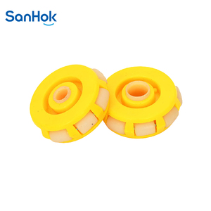 ล้อมีทิศทางทางกลขนาดเล็กพลาสติกคู่38มม. ล้อรถนิวเมติกแข็งปรับแต่งได้รับน้ำหนัก80กก. - Product Image 6