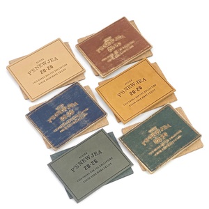 Etiqueta de cuero genuino con logotipo personalizado en relieve, etiqueta de cuero auténtica con logotipo personalizado para bolsos, ropa y accesorios. - Product Image 1