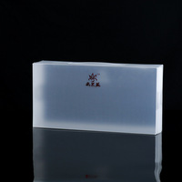 Boîte cadeau pliante en plastique PVC transparente de petite taille, personnalisée en usine, boîte cadeau cube transparente
