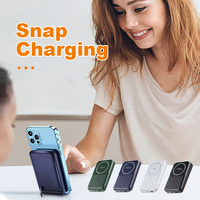 Nouvelle Batterie Externe Magnétique Sans Fil Ultra-Rapide 2025 avec Support de Chargeur de Téléphone Portable – Batteries Portables Externes (Cargador)