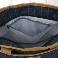Sac décontracté léger pour femmes, design multi-poches, bandoulière réglable, sac à bandoulière en tissu composite souple, sac fourre-tout pour les déplacements quotidiens