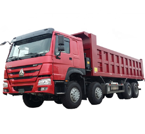 Nouveau camion benne HOWO 8x4 robuste à 12 roues, moteur diesel Weichai Euro 2, système de levage - Product Image 1