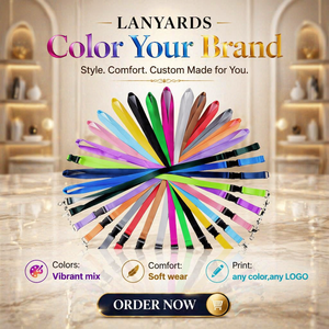 Sublimation Custom Color Printing Exhibition100% Polyester <strong>Lanyard</strong> <strong>Staff</strong> ID Card Holder <strong>Lanyards</strong> - Product Image 2