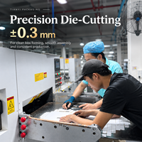 Boîte d'emballage en papier personnalisée pour cravates, boutons de manchette, broches, accessoires de mode, boîte cadeau avec insert personnalisé