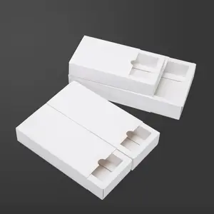 접이식 선물 종이 상자 셔츠 포장 접는 양말 흰색 선물 상자