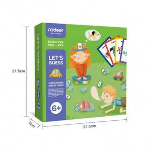 Mideer MD1048 enfants fête éducative faveur activité classique Animal & numéro & <span class=keywords><strong>anglais</strong></span> deviner drôle jeu jouets - Product Image 6