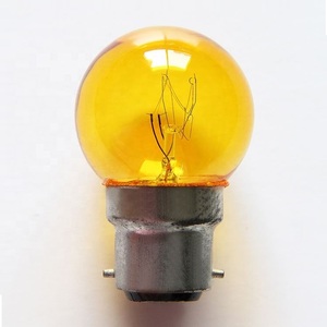 <strong>Golf</strong> <strong>Ball</strong> Bulb 220V B22 Incandescent Color Bulb Round Light Bulbs 7W 10W 15W Colored <strong>Globe</strong> Lightbulb G40 G45 - Product Image 5