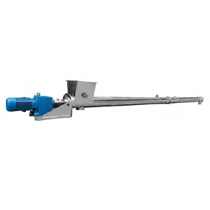 เครื่องลำเลียงสกรูแบบท่อสแตนเลสสำหรับอุตสาหกรรม 380V สำหรับอาหาร ผง ธัญพืช งานหนัก ปรับแต่งได้ แบบเอียง ถูกสุขอนามัย - Product Image 1
