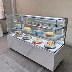 Vitrina Moderna para Pasteles <span class=keywords><strong>de</strong></span> Piso a Techo, Fácil <span class=keywords><strong>de</strong></span> Desmontar y Montar - Product Image 1