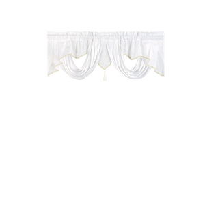 Voilage ondulé pour fenêtre, draperie décorative, rideaux de luxe pour salon avec cantonnière pour <span class=keywords><strong>baie</strong></span> vitrée - Product Image 5